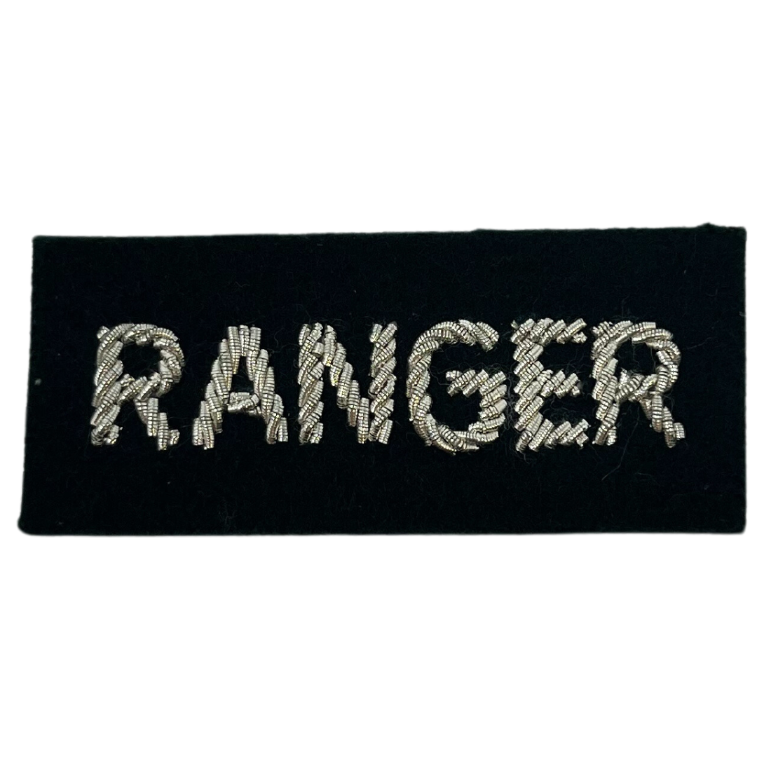 Officers & OR Mess Dress RANGERS Qualification Badge - Rifle Green ...