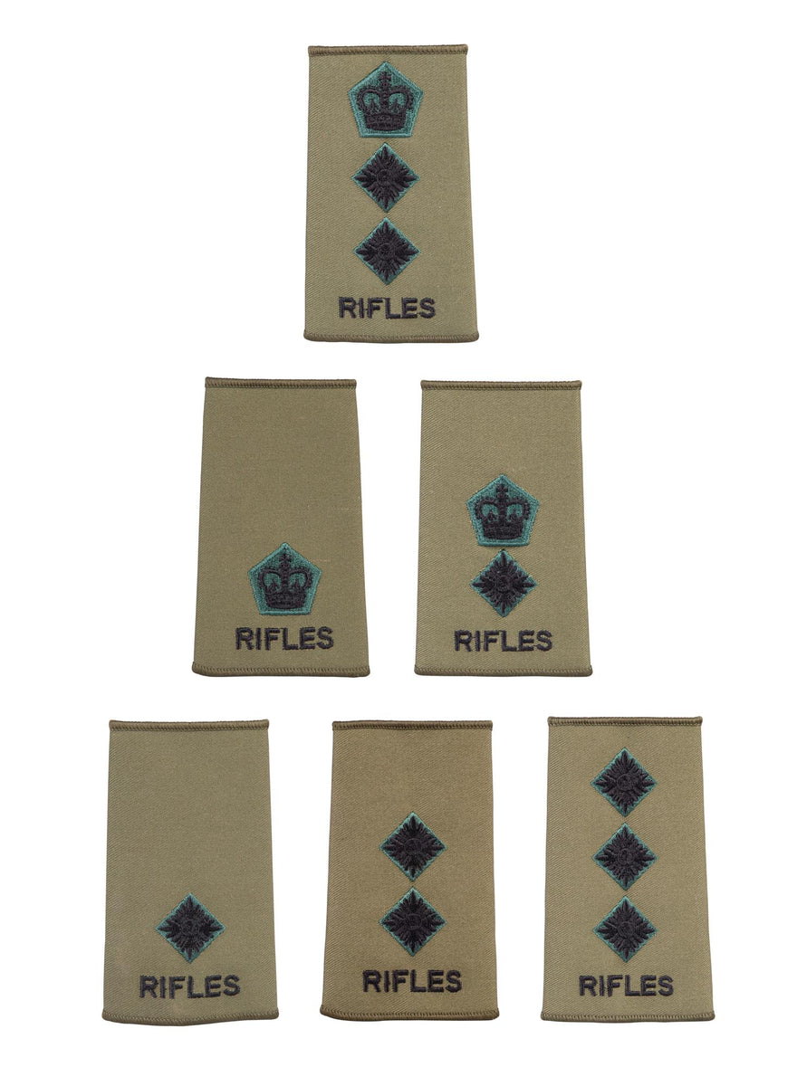 Rifleman Rank Slides | Rifles Direct | Embroidered Badges