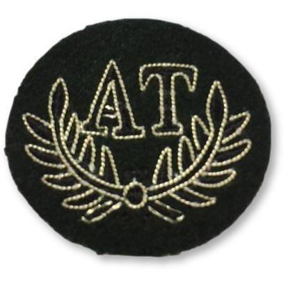 Ammo & Company Rifles Mess Dress- Qualification Badge - Anti Tank  - Black on Rifle Green