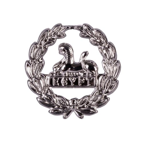 Picture of The Rifles Forage Cap Back Badge - Sil. Plate 2 Prongs