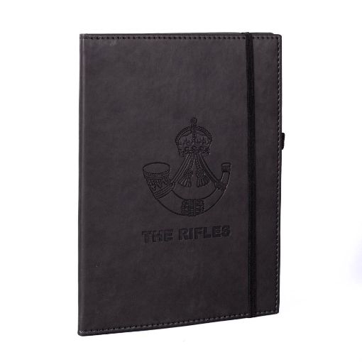 Picture of The Rifles A5 Hardback Notebook - Tuscan Leather - Lined pages