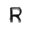 Picture of Letter R (Retired OFFICERS ) - Spike & Clutch Fitting - Black - Pair
