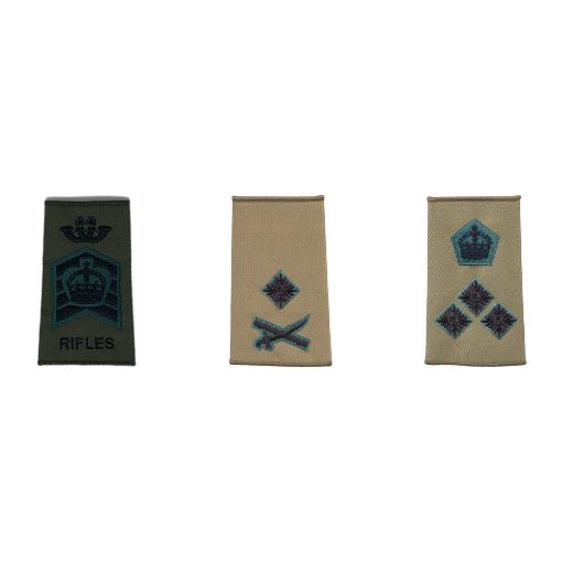Picture of The Rifles Rank Slides - Made to Order
