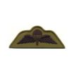 Picture of Para Wings Badge - Black on Olive (subdued) - Pair